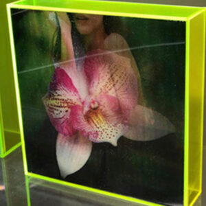 CHICA ORQUIDEA LENTICULAR